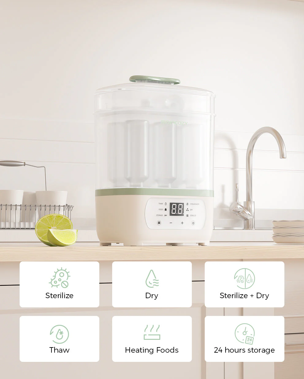 8-in-1 Baby Bottle Steam Sterilizer - Image 4