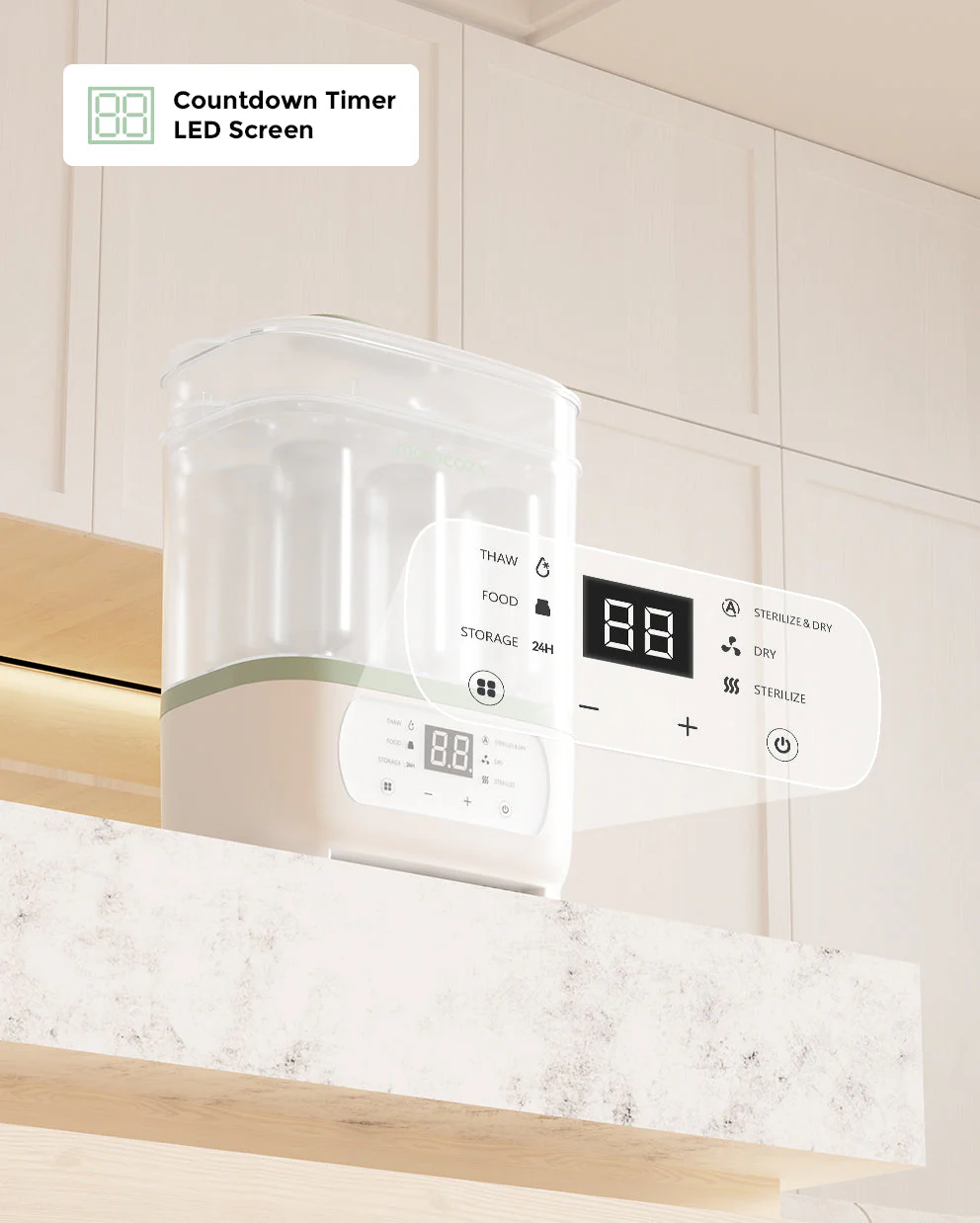 8-in-1 Baby Bottle Steam Sterilizer - Image 5