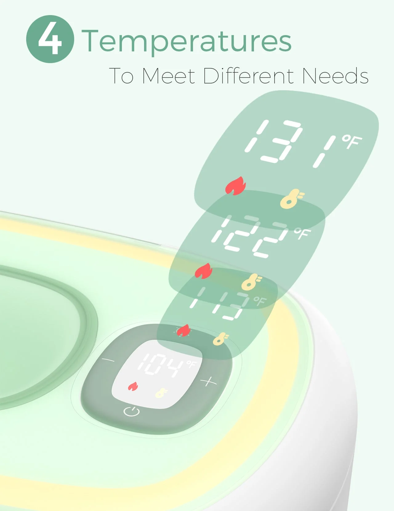 Baby-Care Bundle:All-in-1 Core Baby Kit & Electric Baby Nail File & Baby Wipe Warmer - Image 3