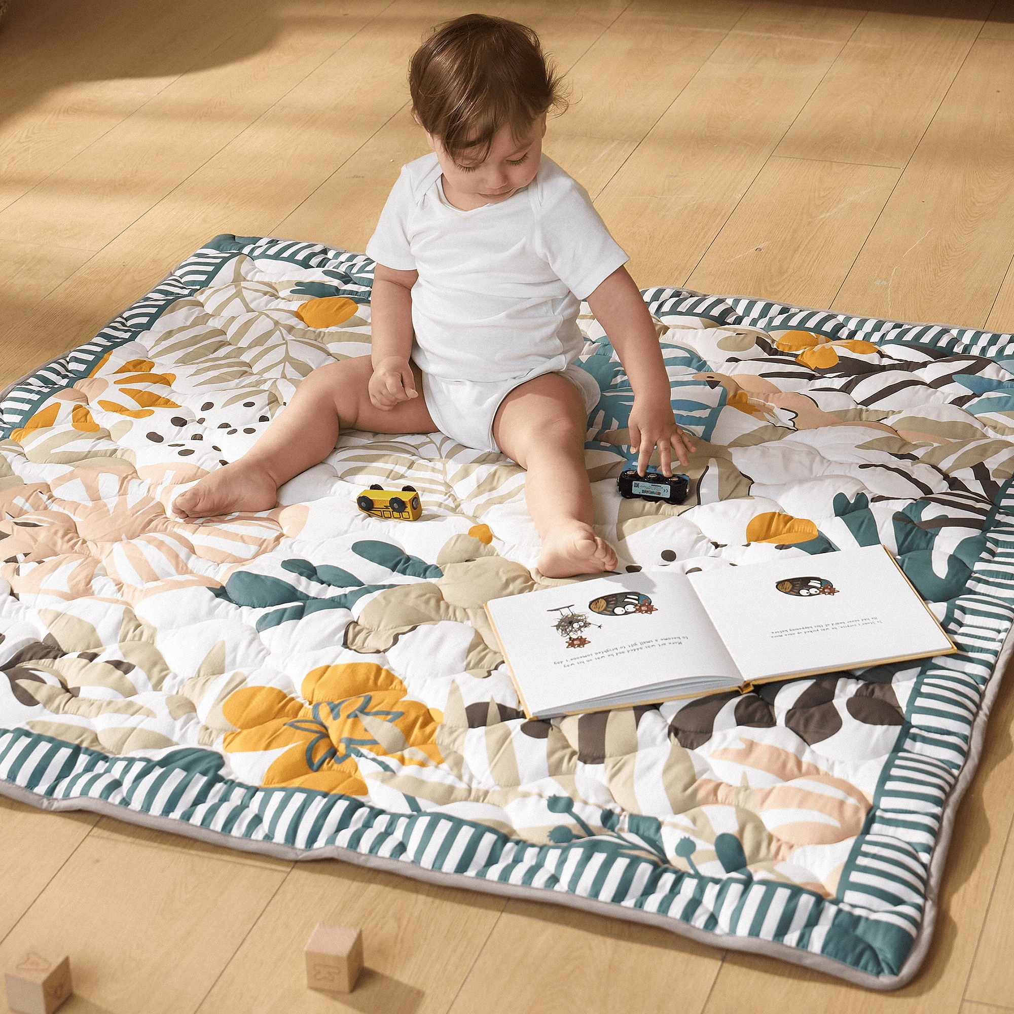 Baby Portable Playmat - Green Forest - Image 9