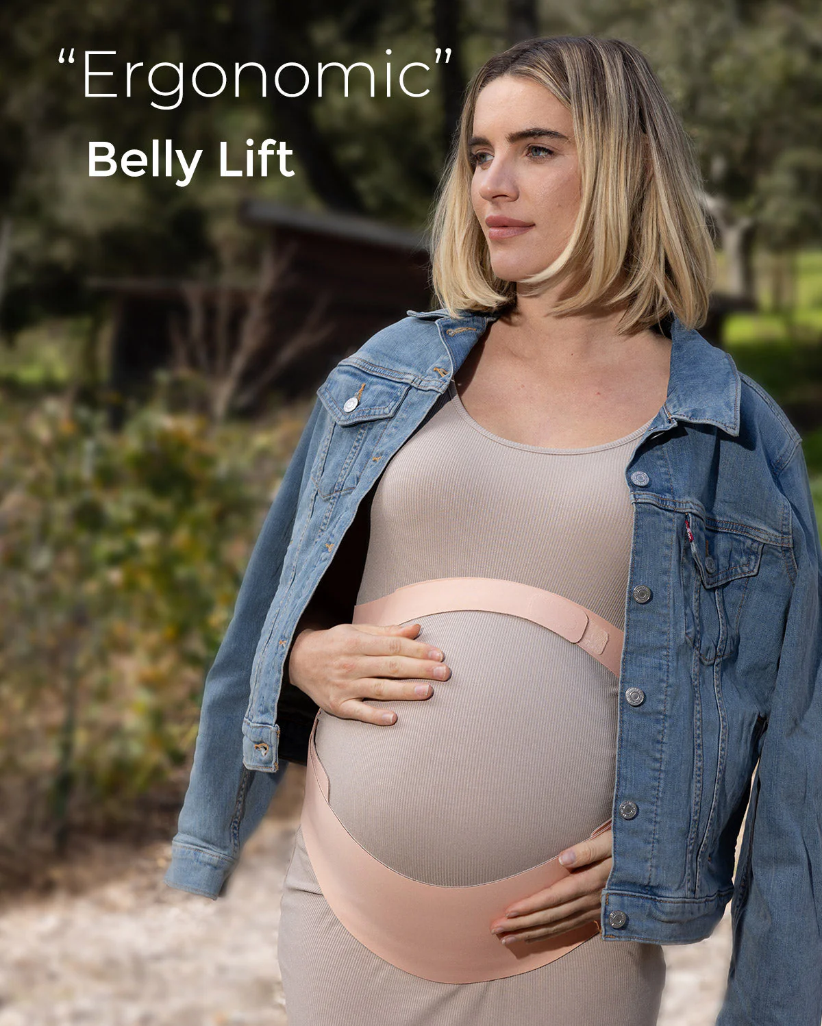 BumpEase Ergonest Maternity Belly Band - Black Color - Image 16