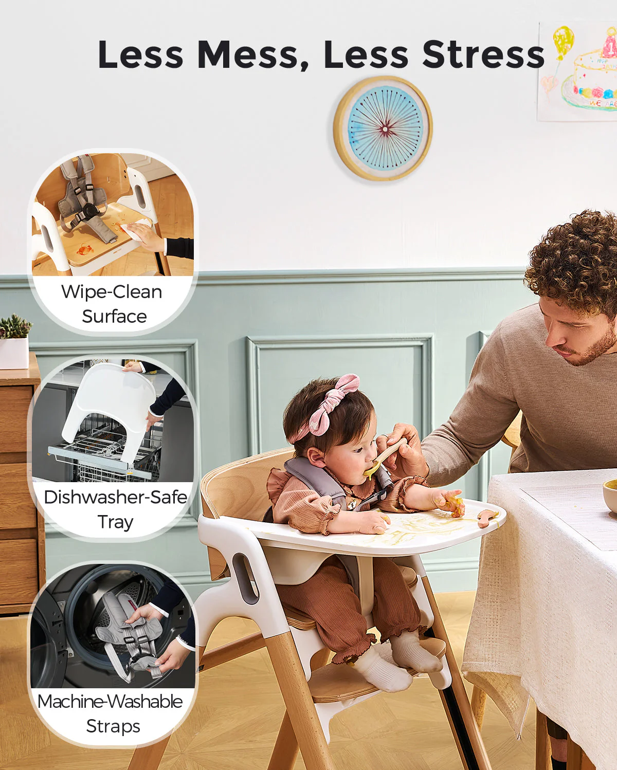 Clean & Feeding Bundle: Bottle Washer and High Chair and Washing Block - Image 20