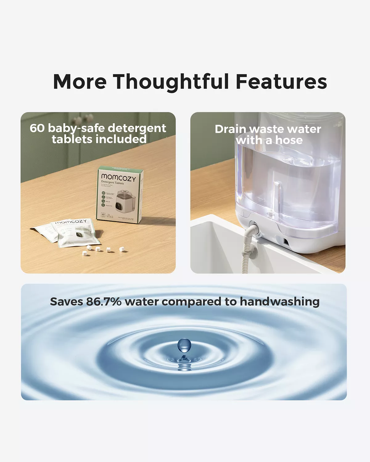 Pump & Clean Bundle: M9 Hands-free Breast Pump and KleanPal Pro Baby Bottle Washer and Sterilizer - Image 16