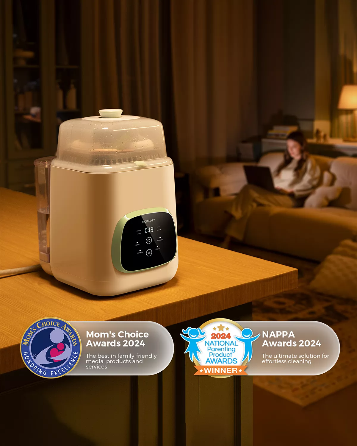 Pump & Clean Bundle: M9 Hands-free Breast Pump and KleanPal Pro Baby Bottle Washer and Sterilizer - Image 9