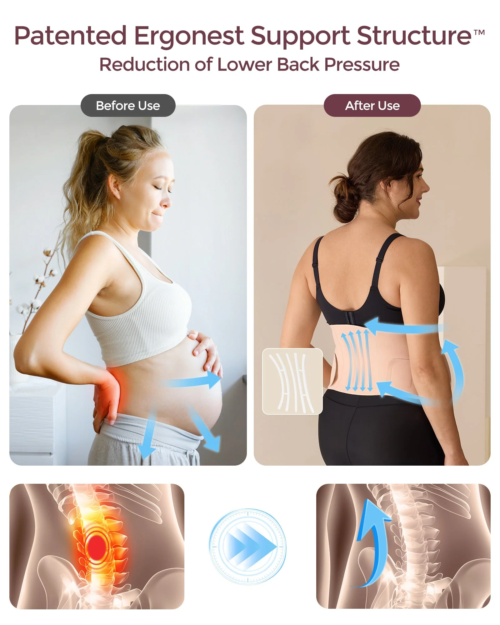 Comfort Bundle: PureHug Baby Carrier Khaki Color and Ergonest Belly Band - Image 12