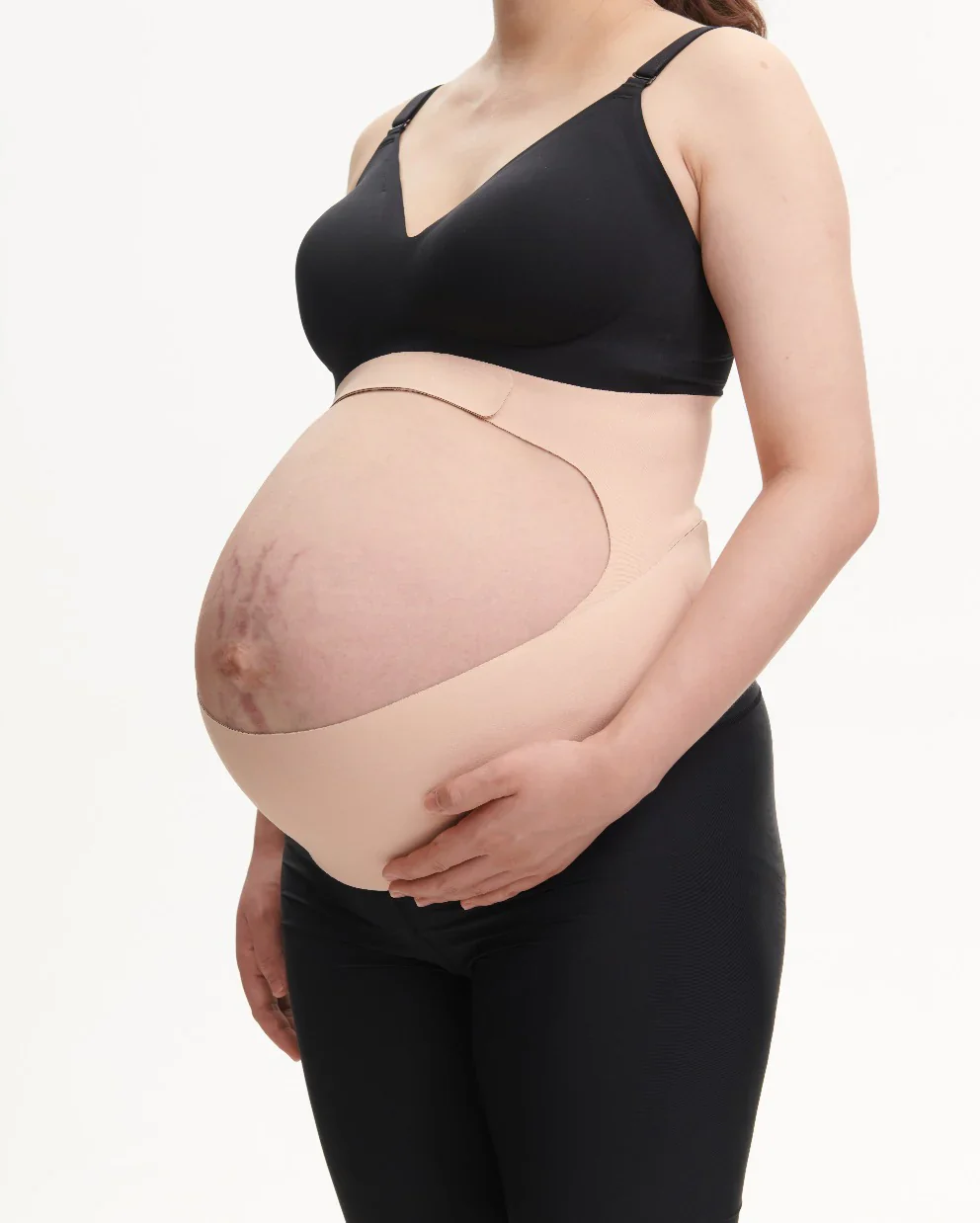 Comfort Bundle: PureHug Baby Carrier Khaki Color and Ergonest Belly Band - Image 8