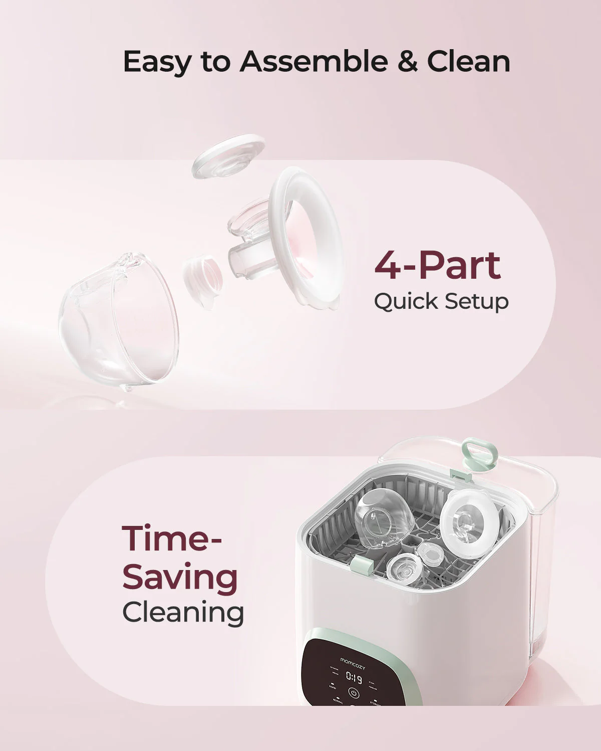 Feeding Bundle:S12 Pro Quick and 4-in-1 Hands Free Pumping Bra and 120 Breastmilk Storage Bags - Image 9