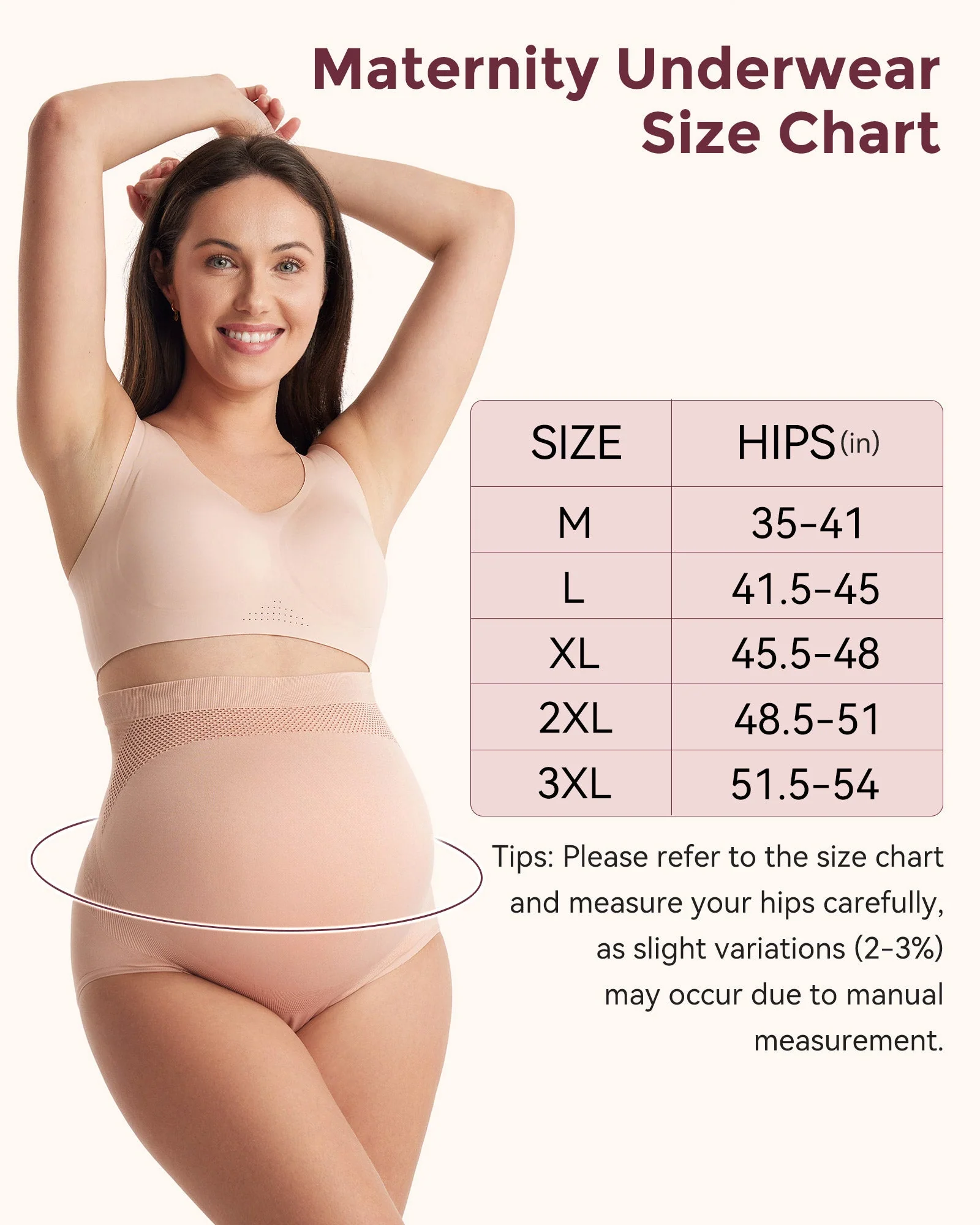 High Waist Pregnancy Seamless Soft Belly Support Panties - Image 14