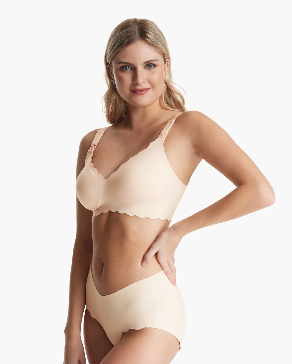 Jelly Strip - Seamless Floral Push up Nursing Bra -YN46 1.0 - Image 19