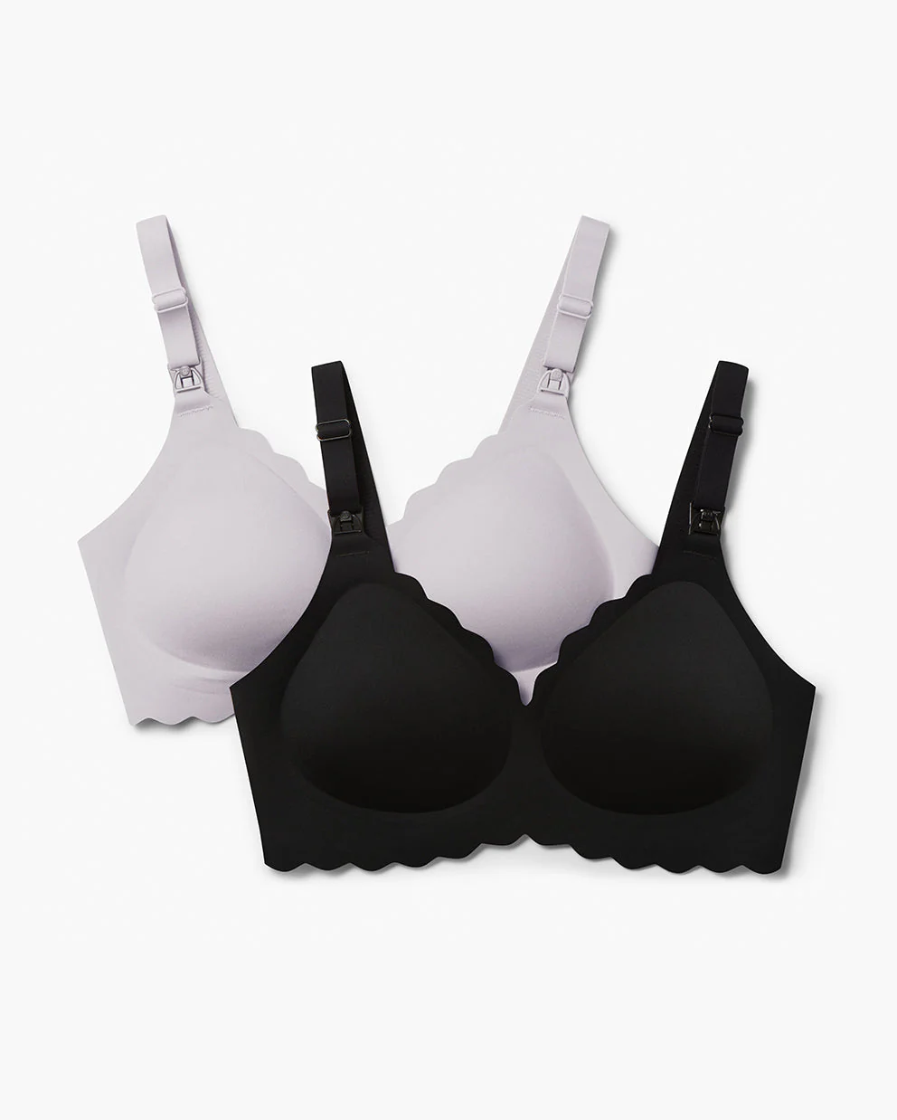 Jelly Strip - Seamless Floral Push up Nursing Bra (2 Pack) - Image 3