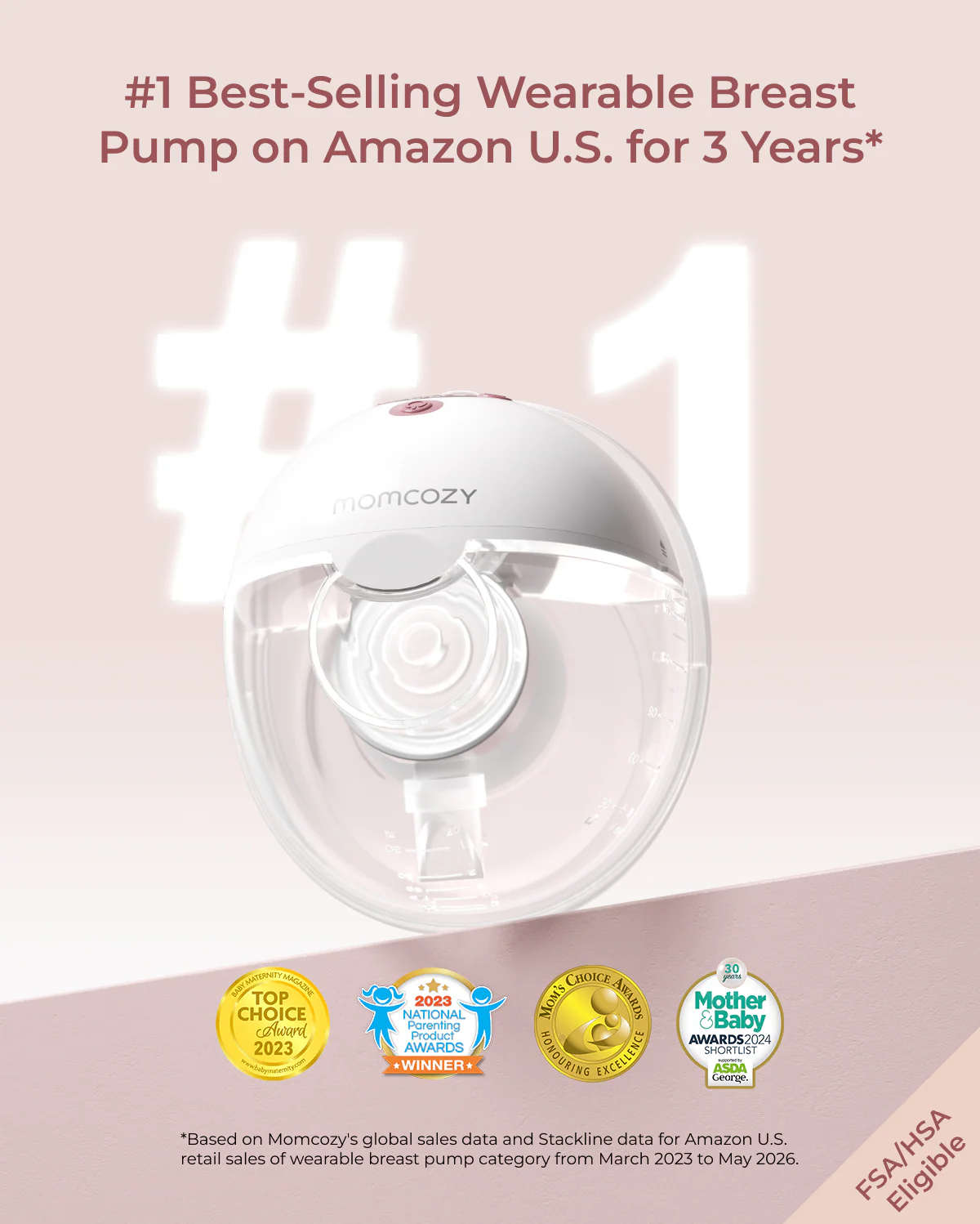 M5 Smart Wearable Breast Pump – Quilly Grey | UK - Image 2