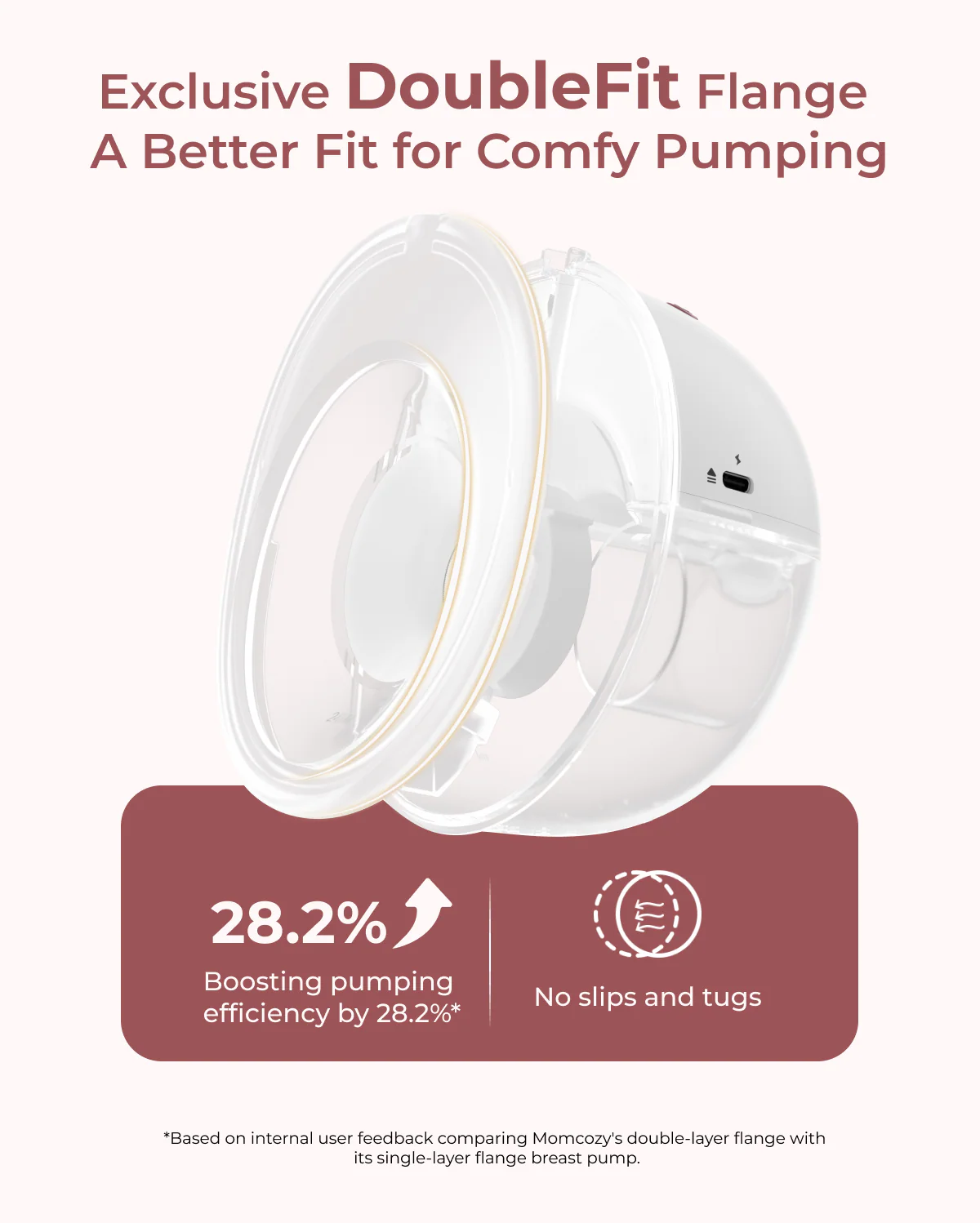 M5 Smart Wearable Breast Pump – Quilly Grey | UK - Image 4