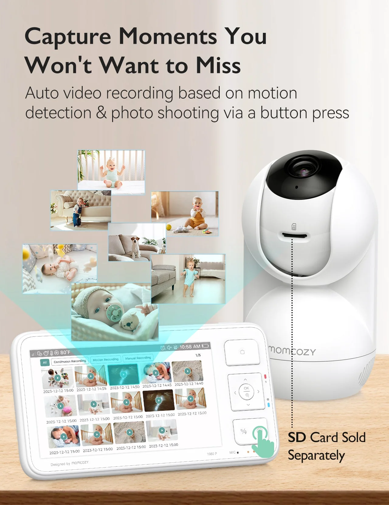 Momcozy 5.5-inch Full HD Video Baby Monitor - BM03 - Image 13