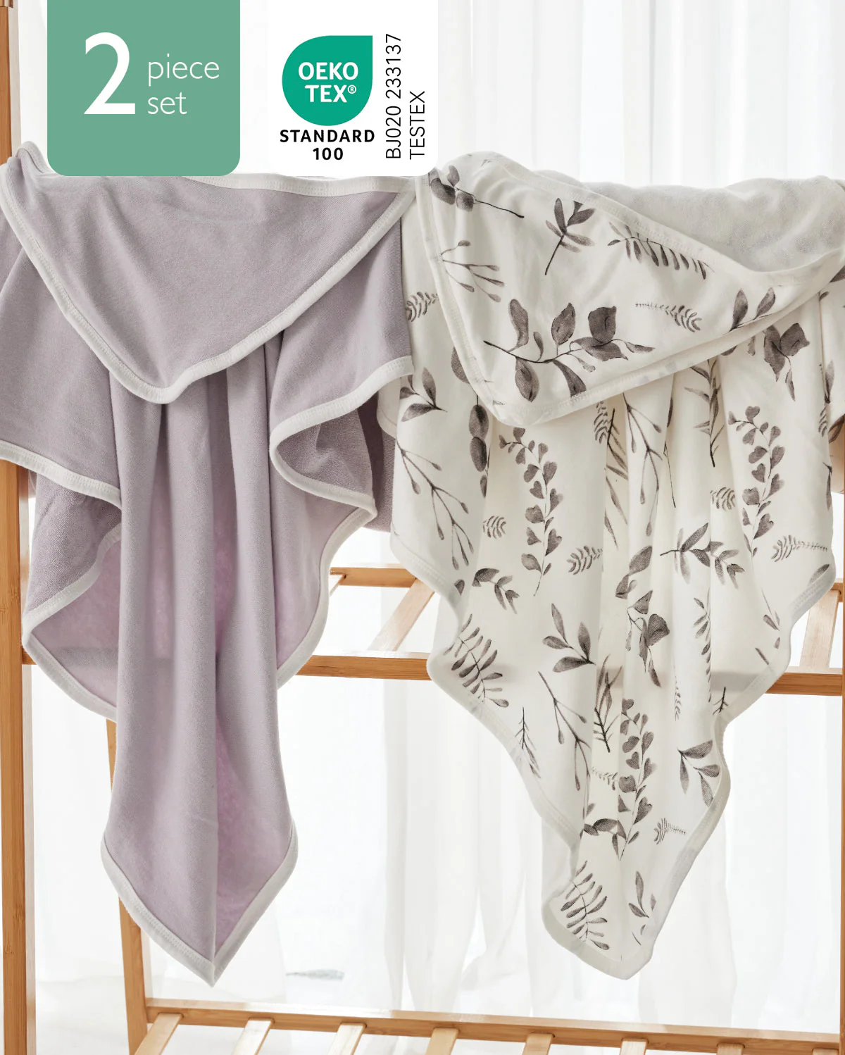 Baby Hooded Towel for Newborn Shower -  2-Pack - Image 14