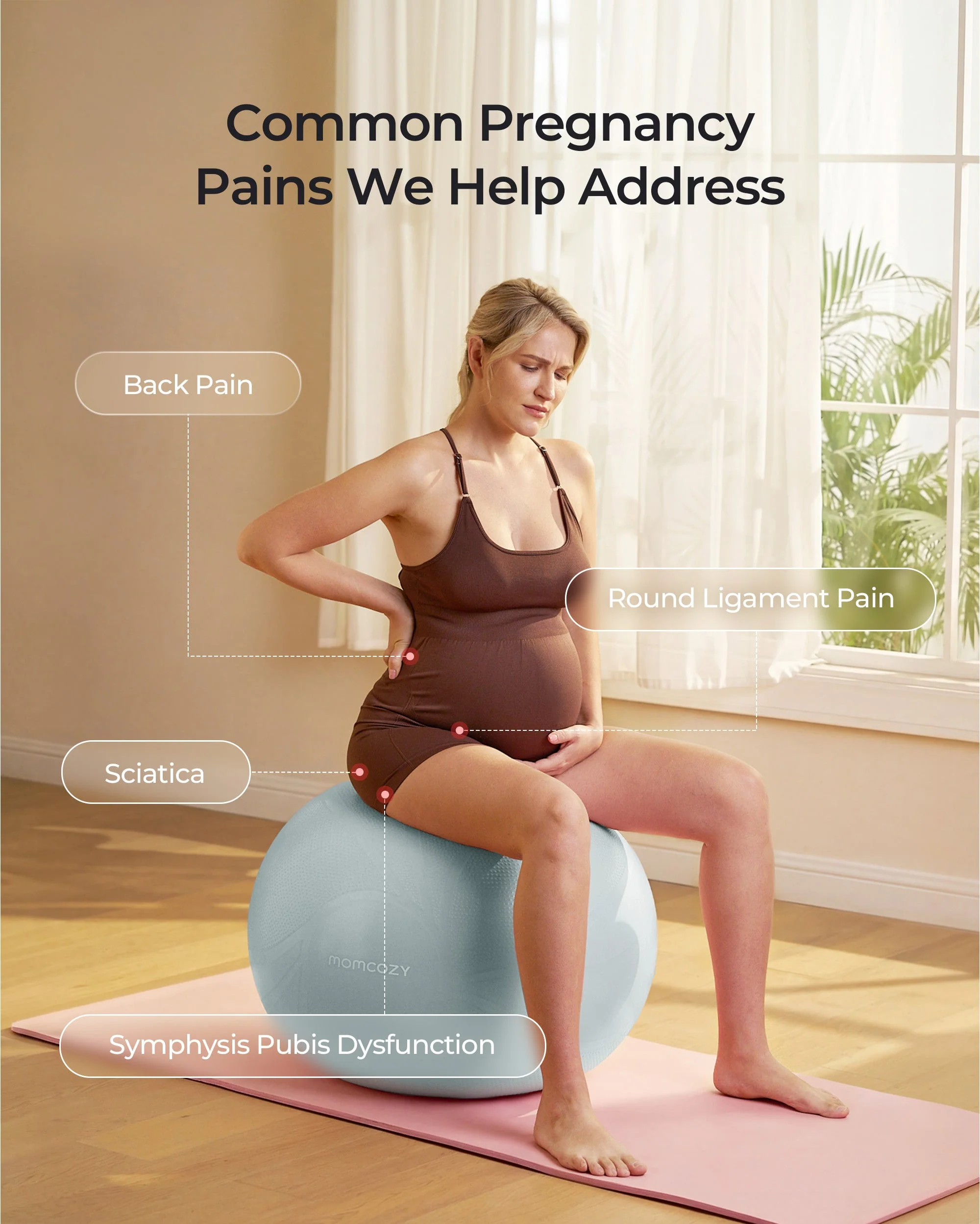 Momcozy BirthEase Pregnancy Ball Set - Image 11