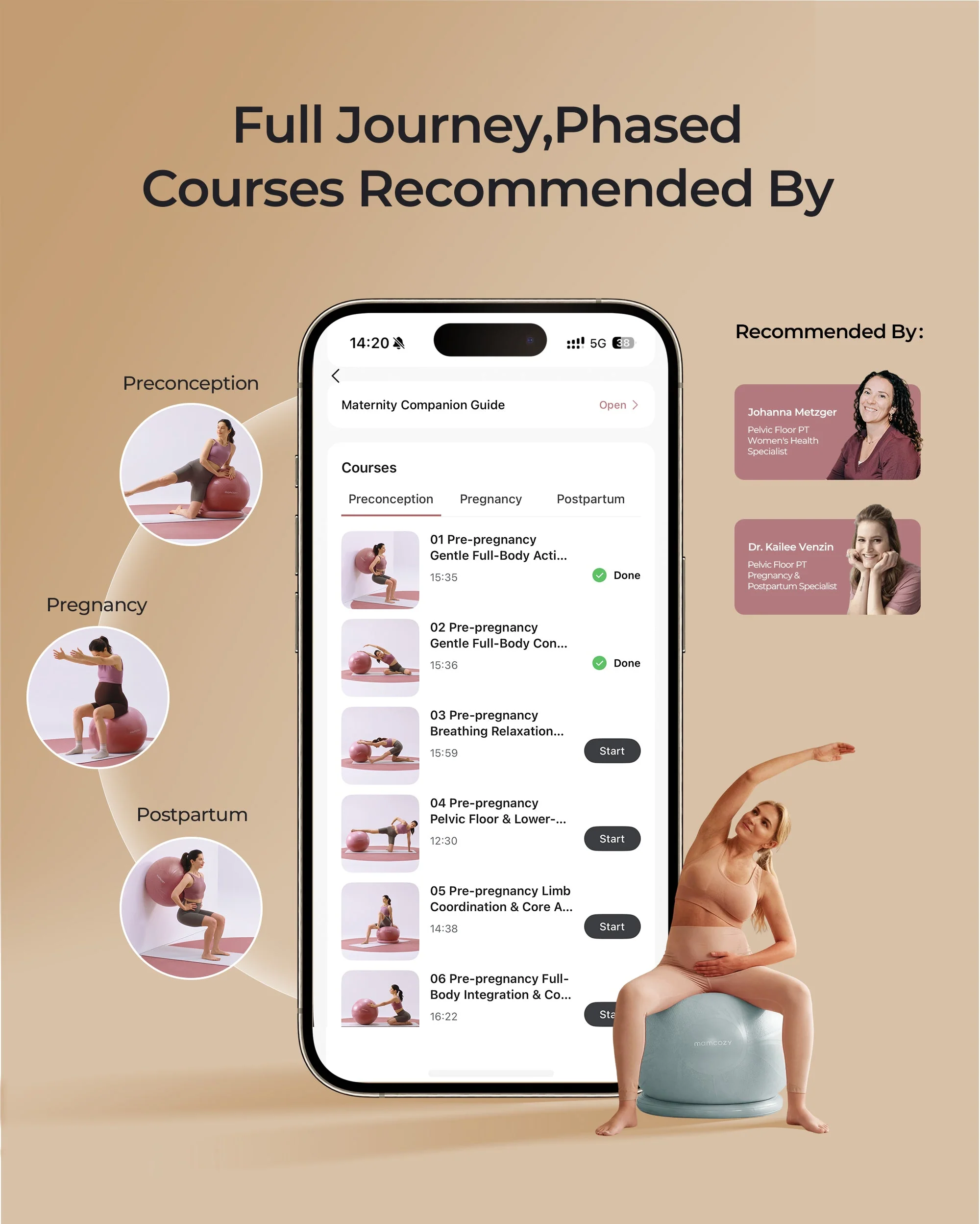 Momcozy BirthEase Pregnancy Ball Set - Image 14