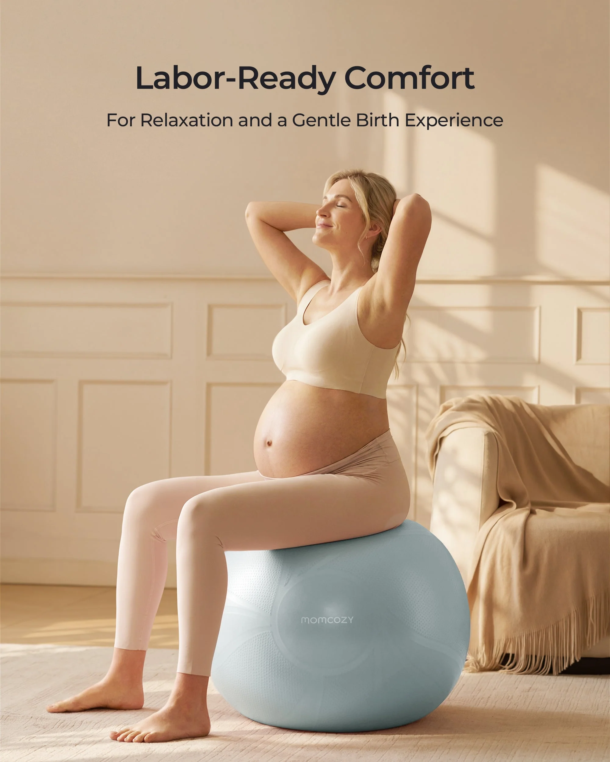 Momcozy BirthEase Pregnancy Ball Set - Image 15