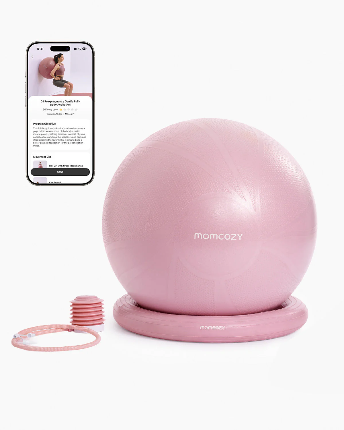 Momcozy BirthEase Pregnancy Ball Set - Image 24