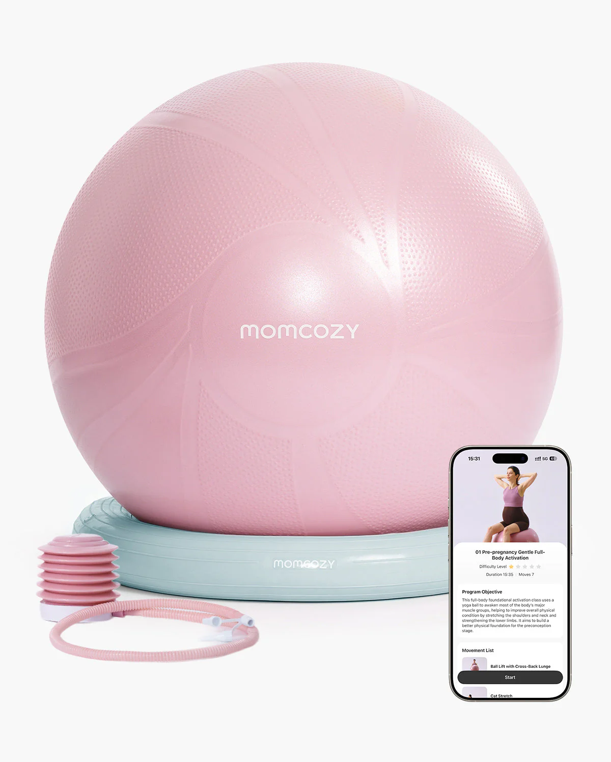 Momcozy BirthEase Pregnancy Ball Set - Image 26