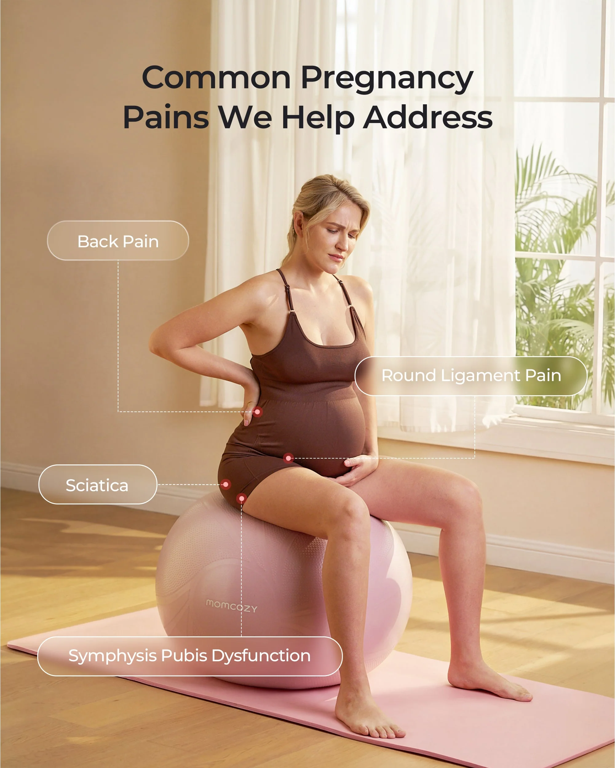 Momcozy BirthEase Pregnancy Ball Set - Image 29