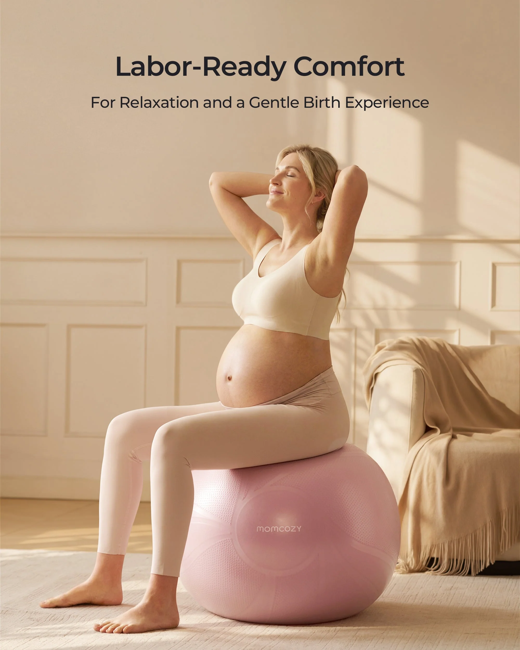 Momcozy BirthEase Pregnancy Ball Set - Image 3