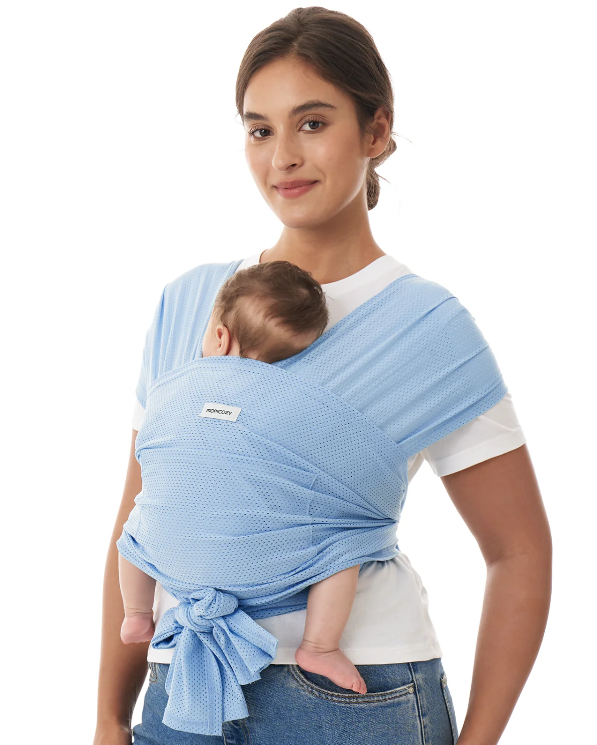 Easy to Wear Hands Free - Baby Wrap Carrier - Image 39