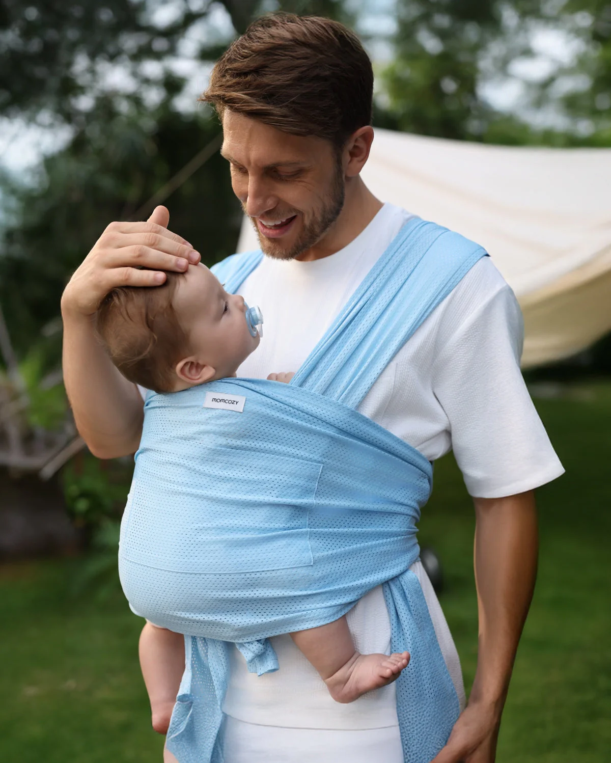 Easy to Wear Hands Free - Baby Wrap Carrier - Image 44