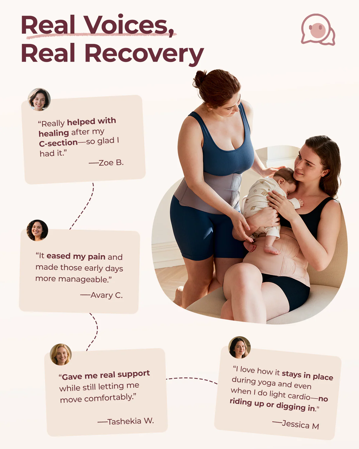 Momcozy Ergowrap™ Postpartum Belly Wrap - Postpartum Belly Band - Image 31