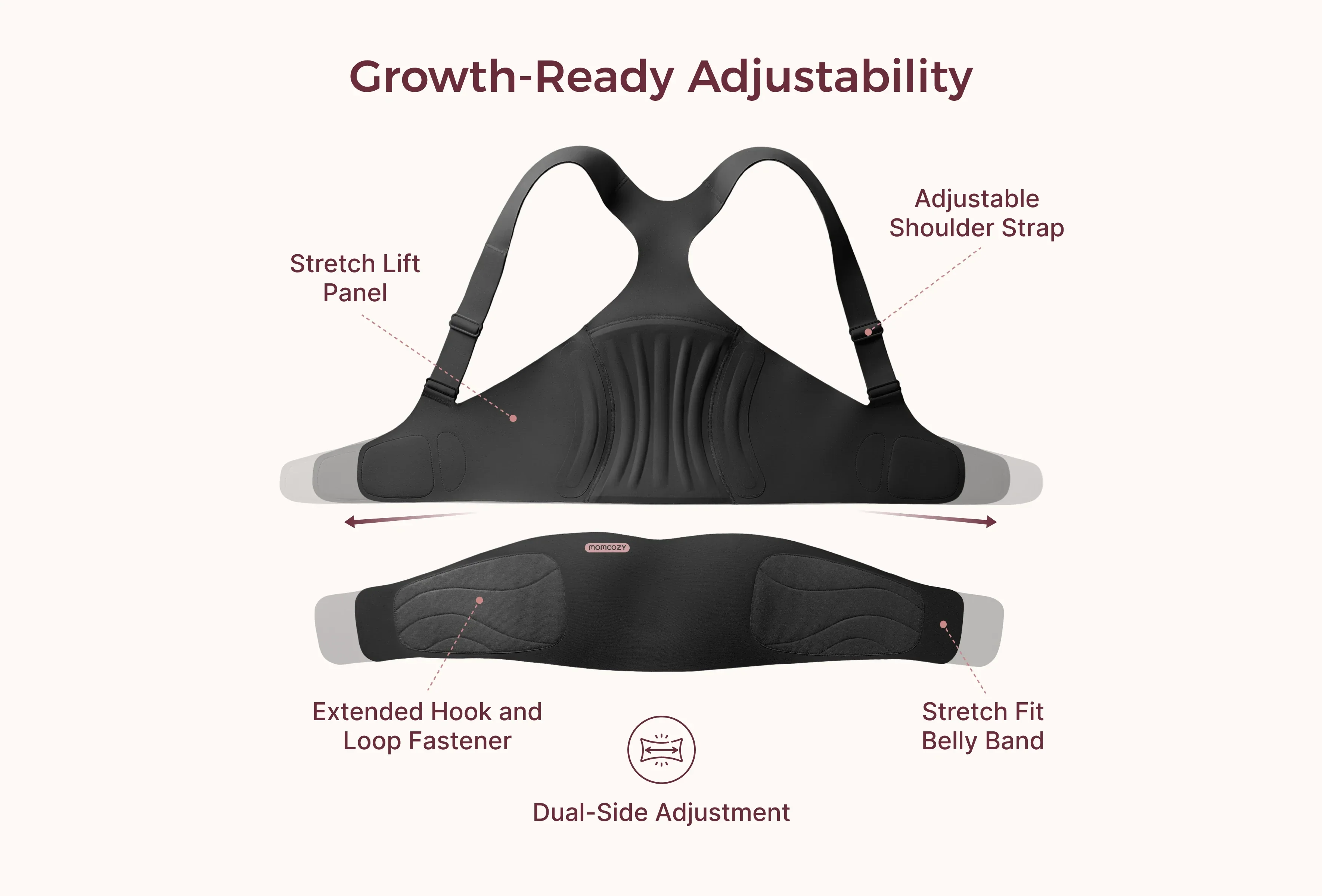 Momcozy Go As You Grow™ Maternity Belly Band - Image 12