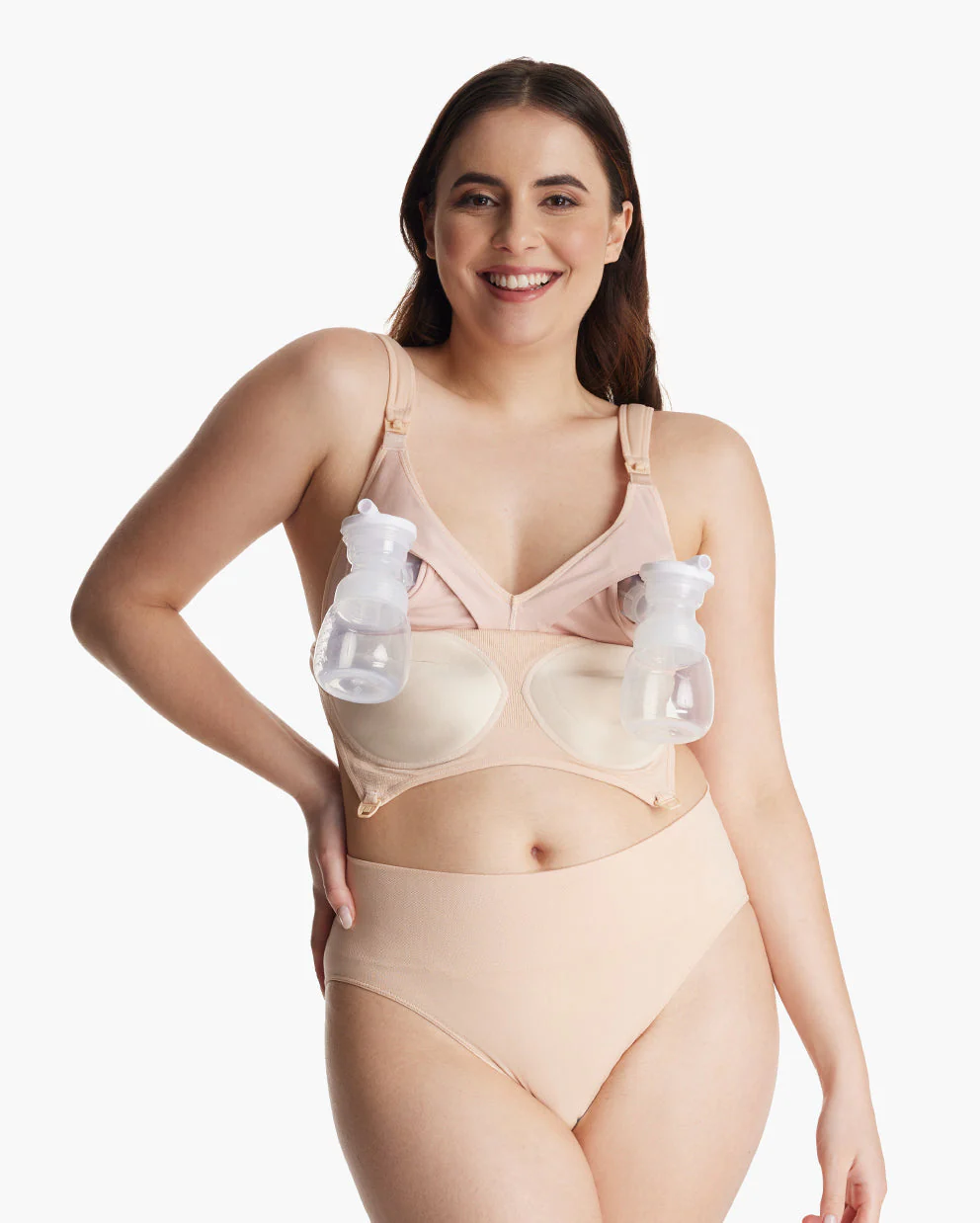Momcozy Hands-Free Pumping Bra All-in-One with Fixed Padding - Image 2