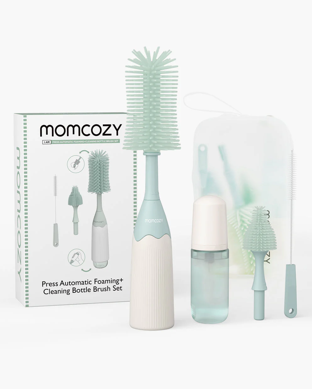Momcozy Innovative Push-Press Design Bottle Brush Kit - Image 14
