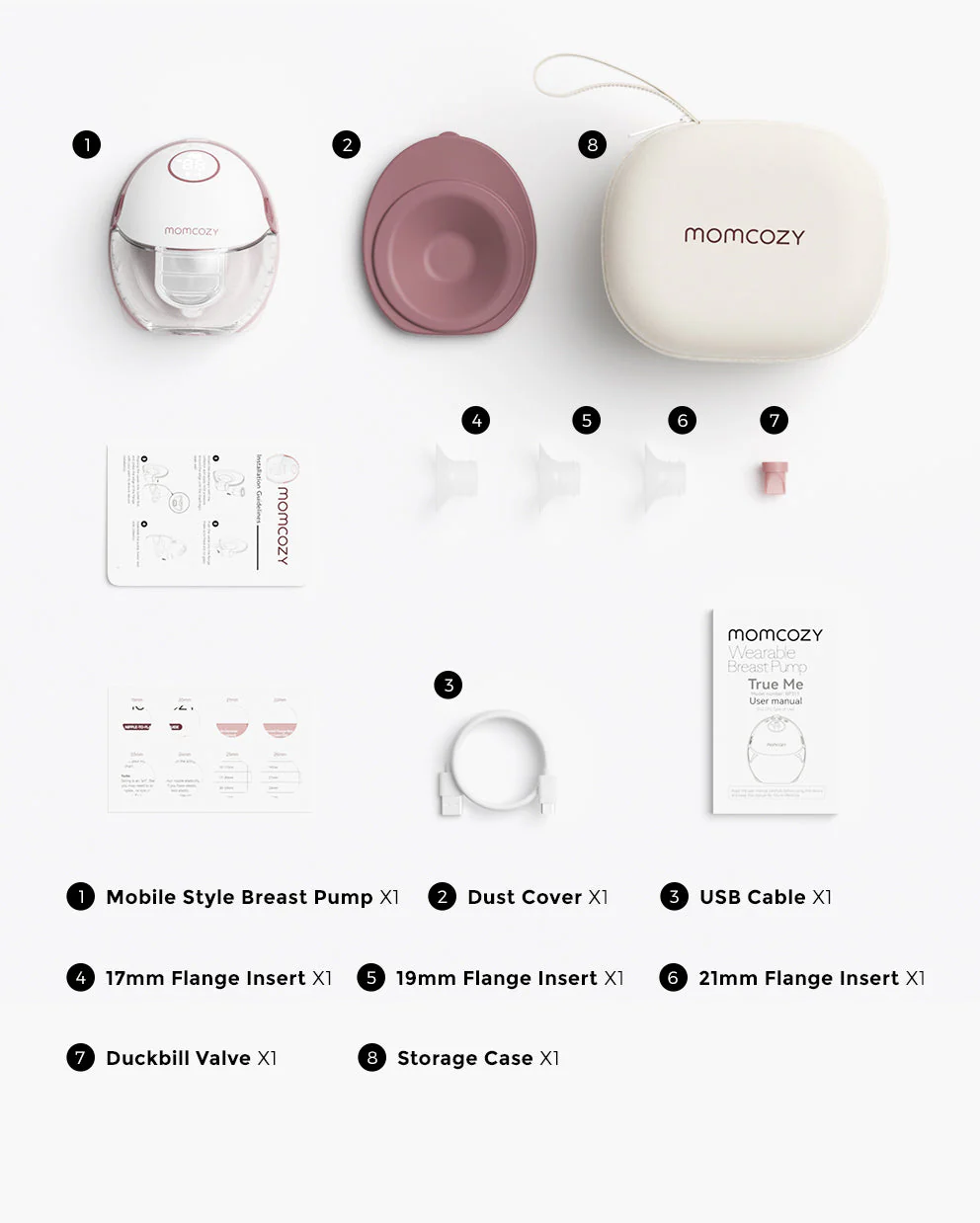 Momcozy Mobile Style™ Hands-free Slim Breast Pump | M6 - Image 18