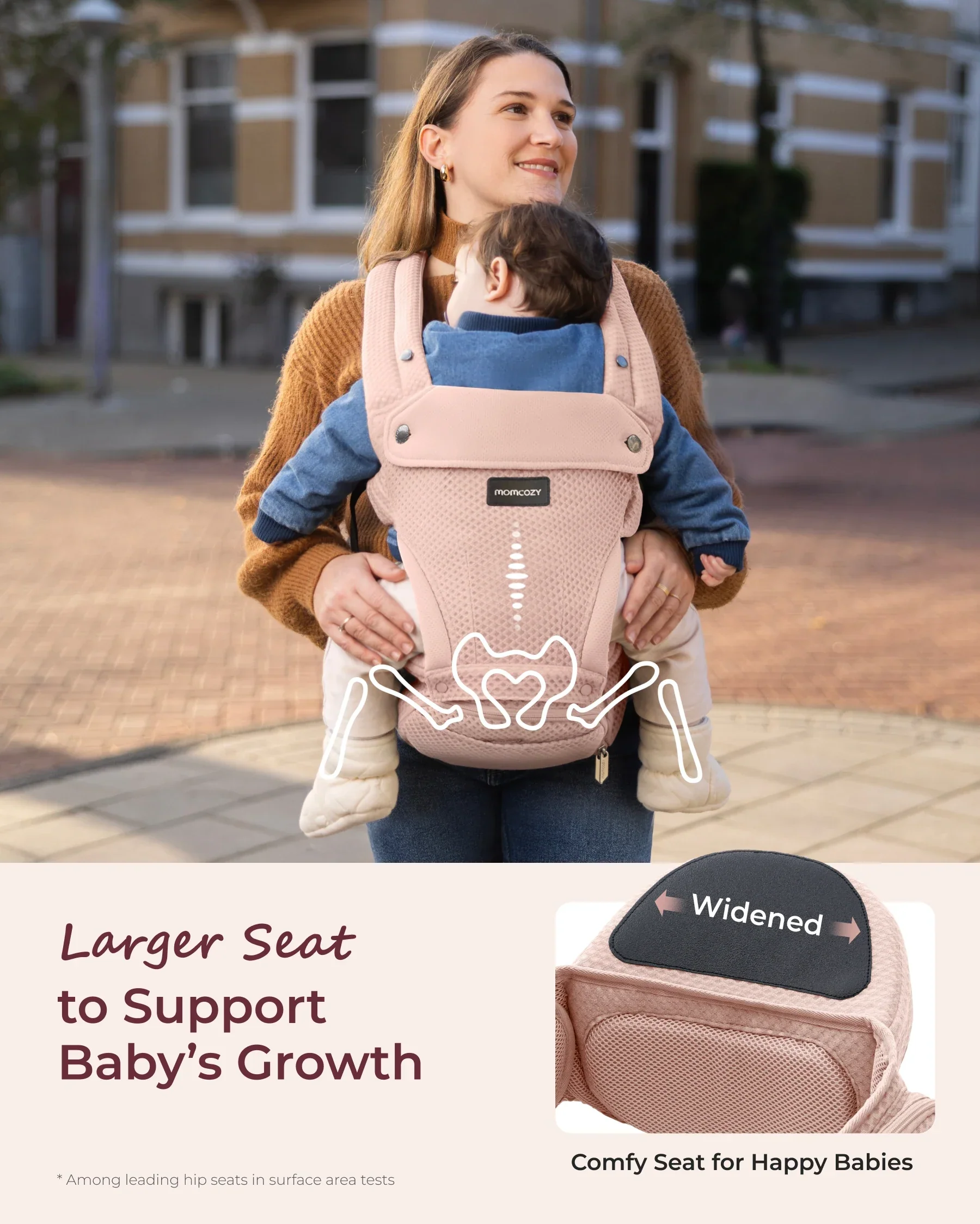 2-In-1 Hip Seat Baby Carrier - Image 15