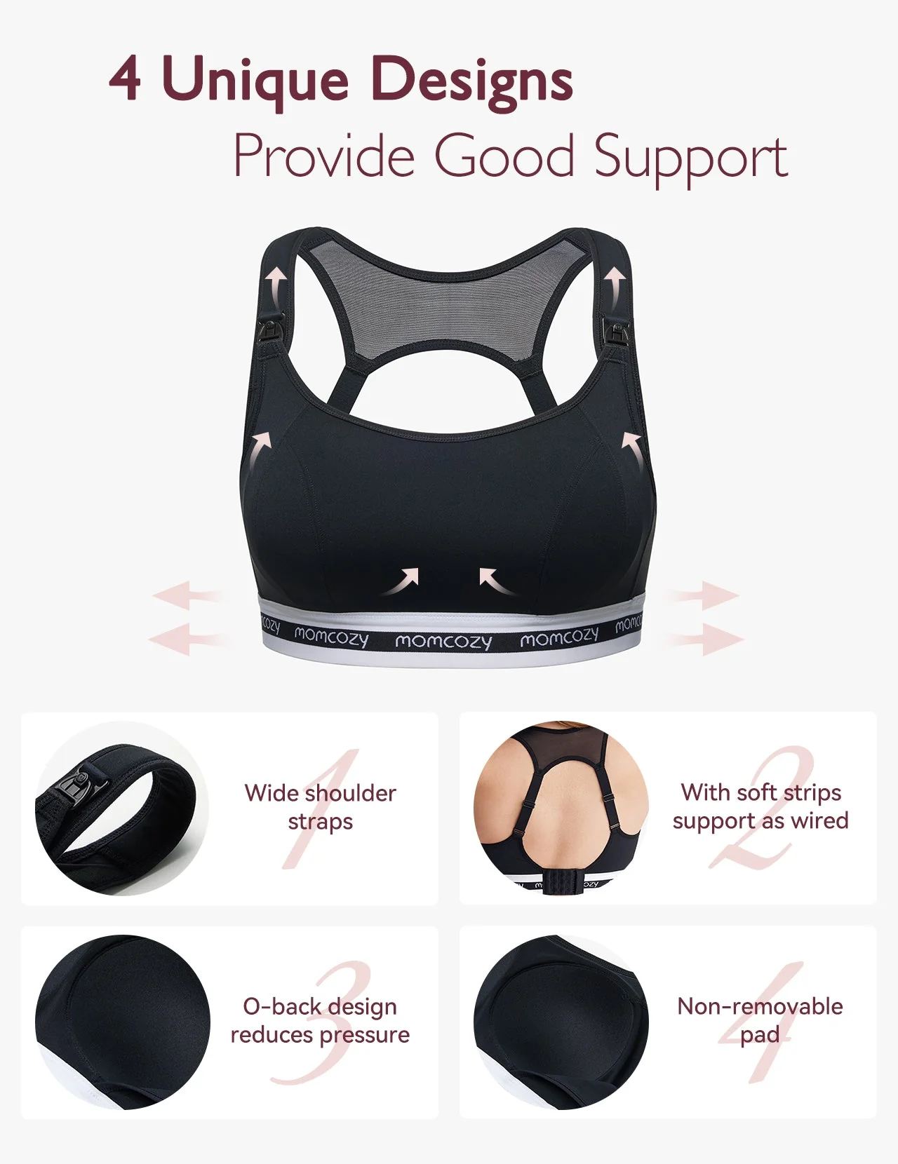 Active - Low Impact Nursing Sports Bra - Image 12