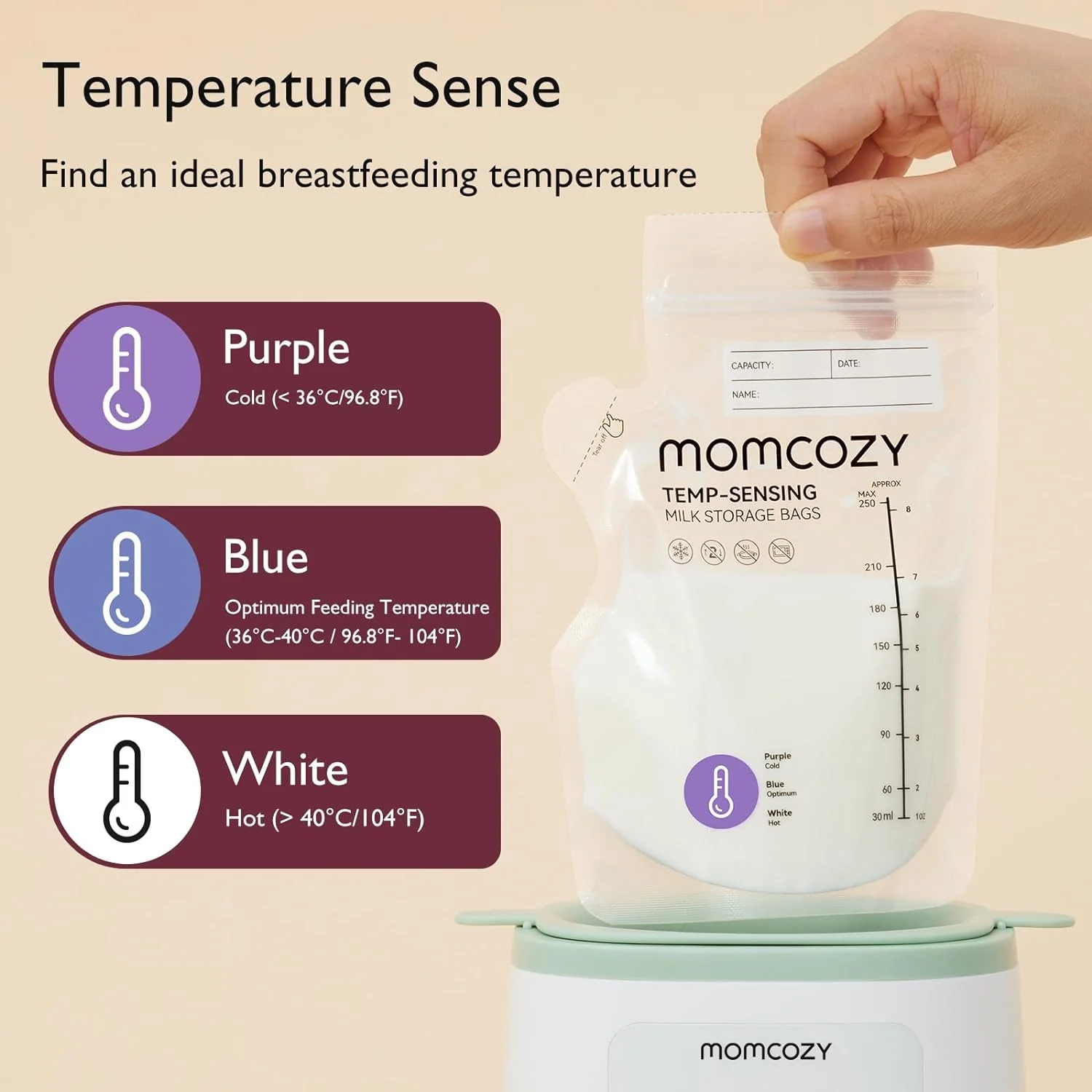 Momcozy Spout Breastmilk Storage Bags - Image 2
