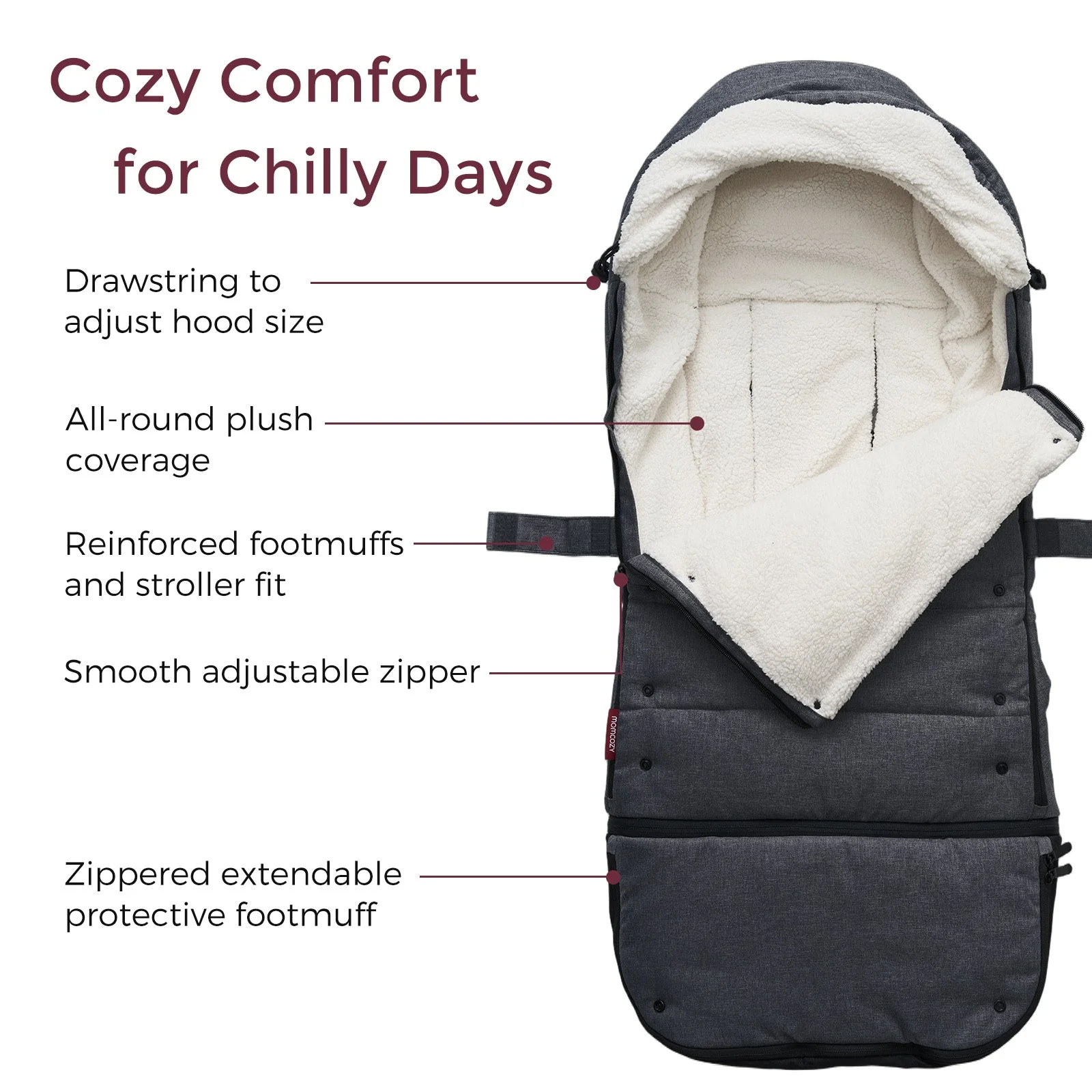 Momcozy Universal Stroller Footmuff - Image 3