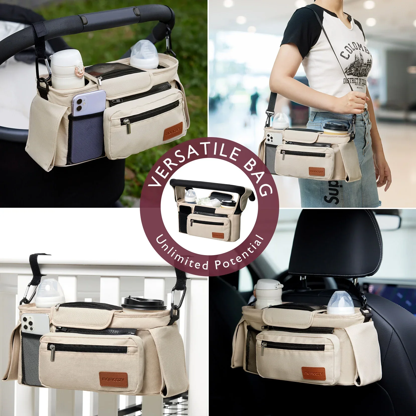 On-the-Go Bundle：ChangeGo Stroller and Baby Carrier and Organizer - Image 11