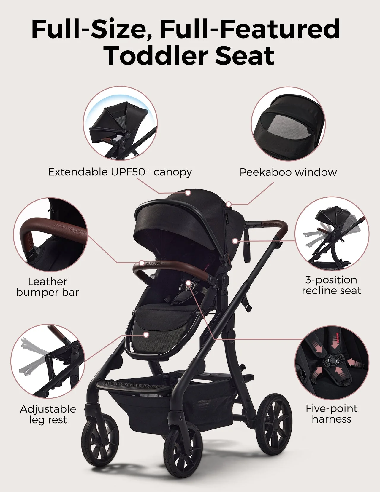 Outing Bundle: ChangeGo Baby Stroller and Handheld Cooling Fan - Image 8