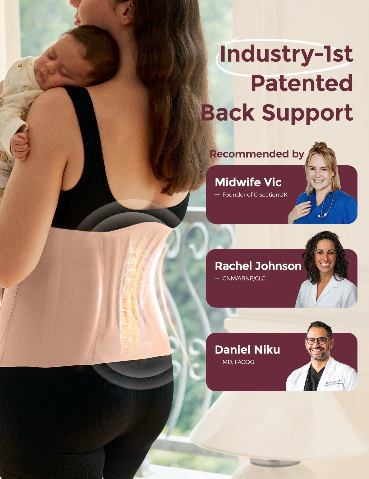 Postpartum Essential Kit:Postpartum Belly Wrap + Nursing bra - Image 12
