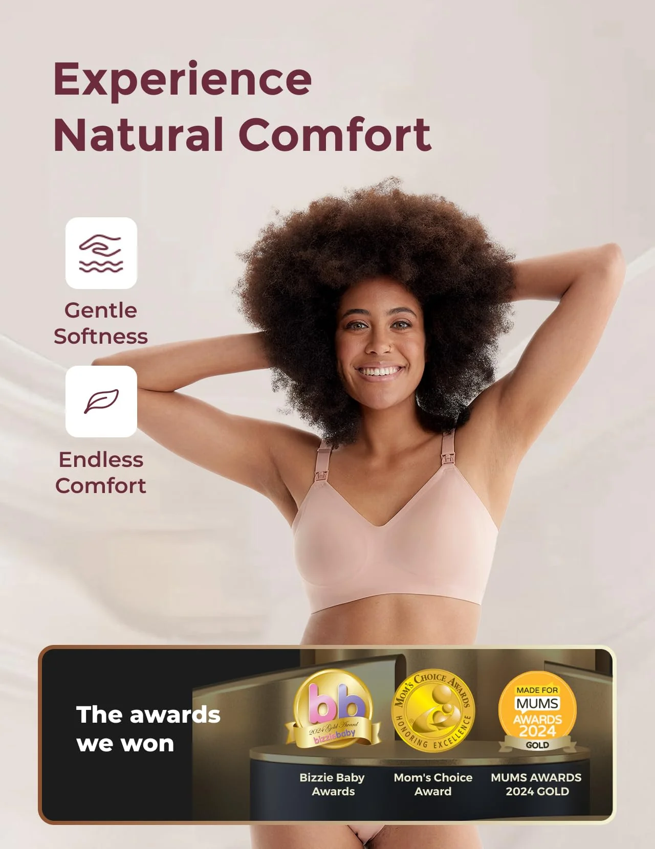 Postpartum Essential Kit:Postpartum Belly Wrap + Nursing bra - Image 6