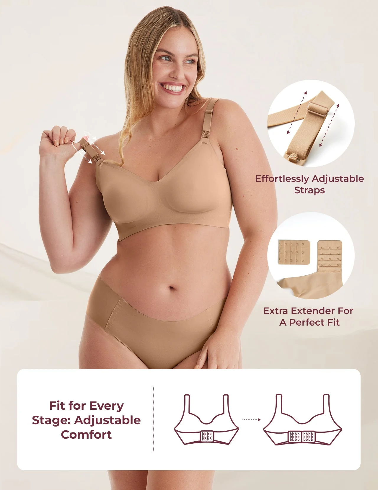 Special Gifting：Ultra Soft Seamless Nursing Bra YN21 - Image 28