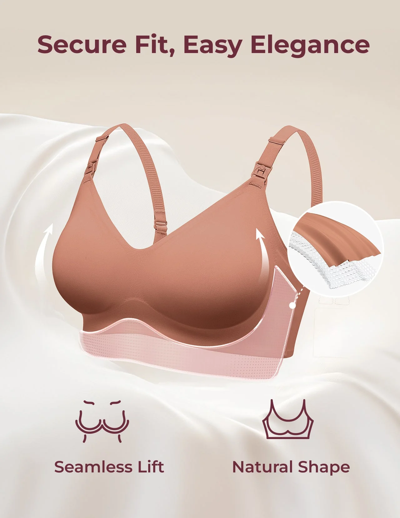 Special Gifting：Ultra Soft Seamless Nursing Bra YN21 - Image 33