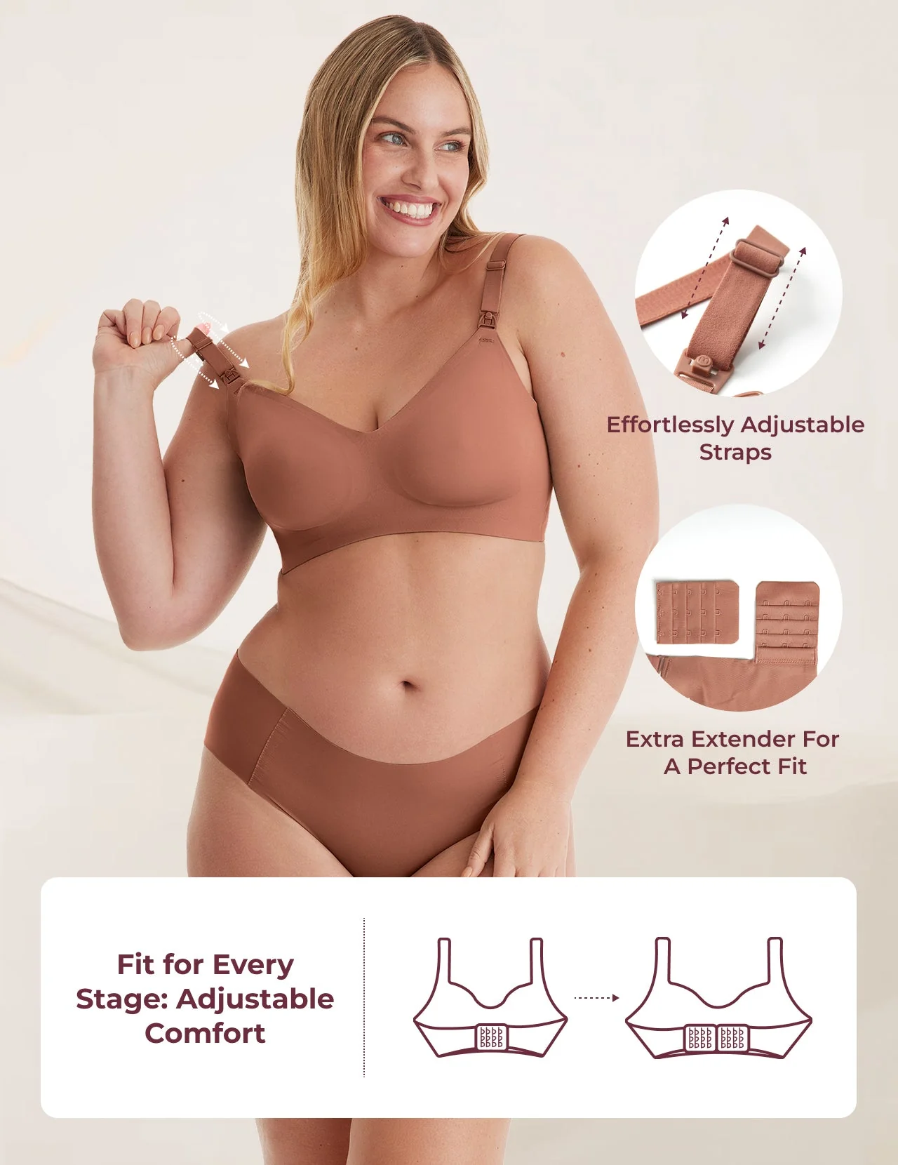 Special Gifting：Ultra Soft Seamless Nursing Bra YN21 - Image 34