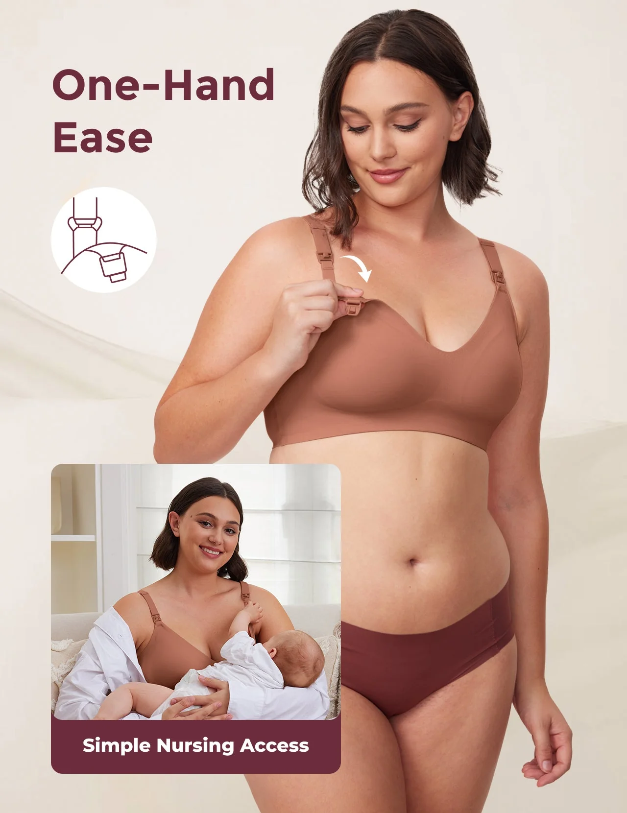 Special Gifting：Ultra Soft Seamless Nursing Bra YN21 - Image 35