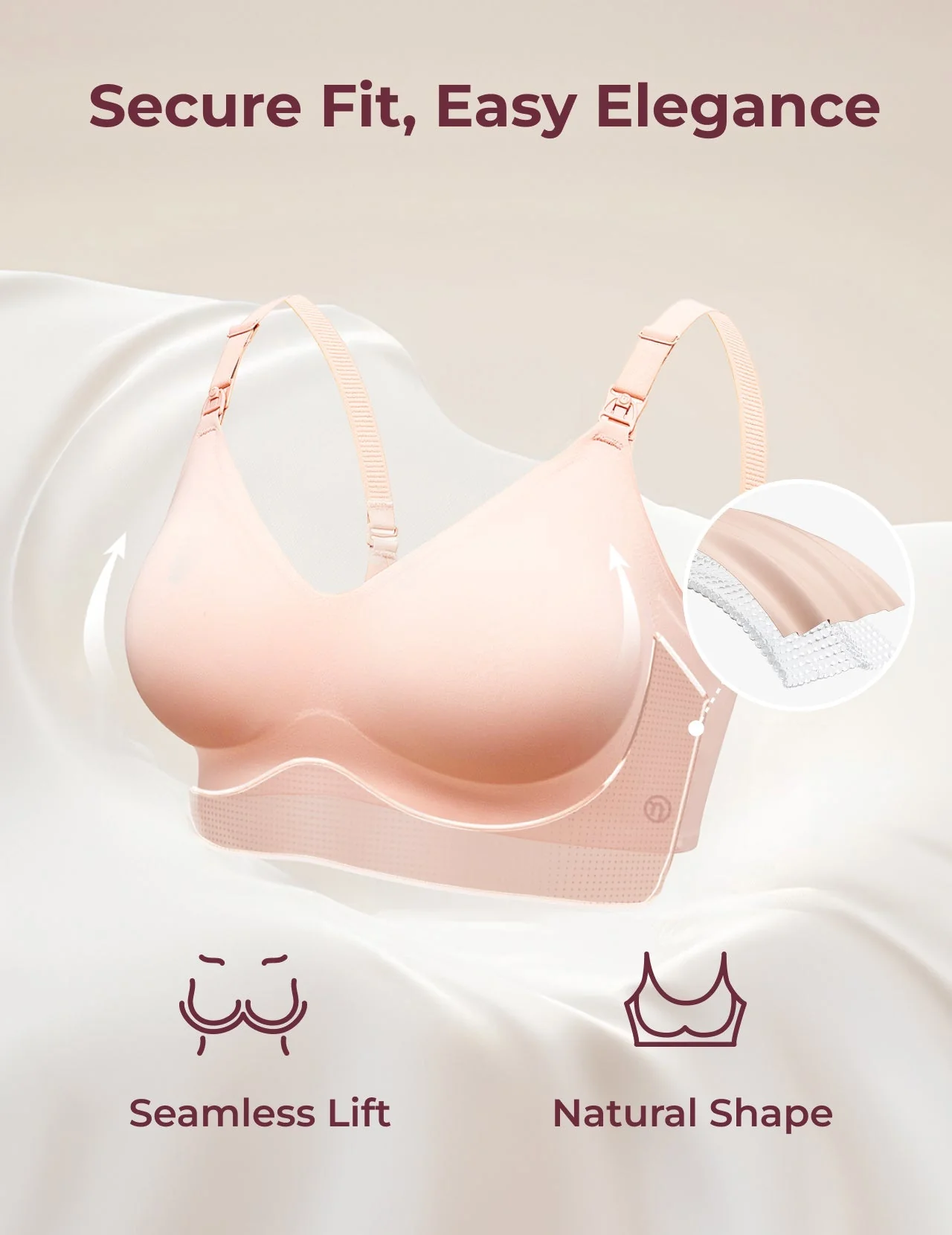 Special Gifting：Ultra Soft Seamless Nursing Bra YN21 - Image 67