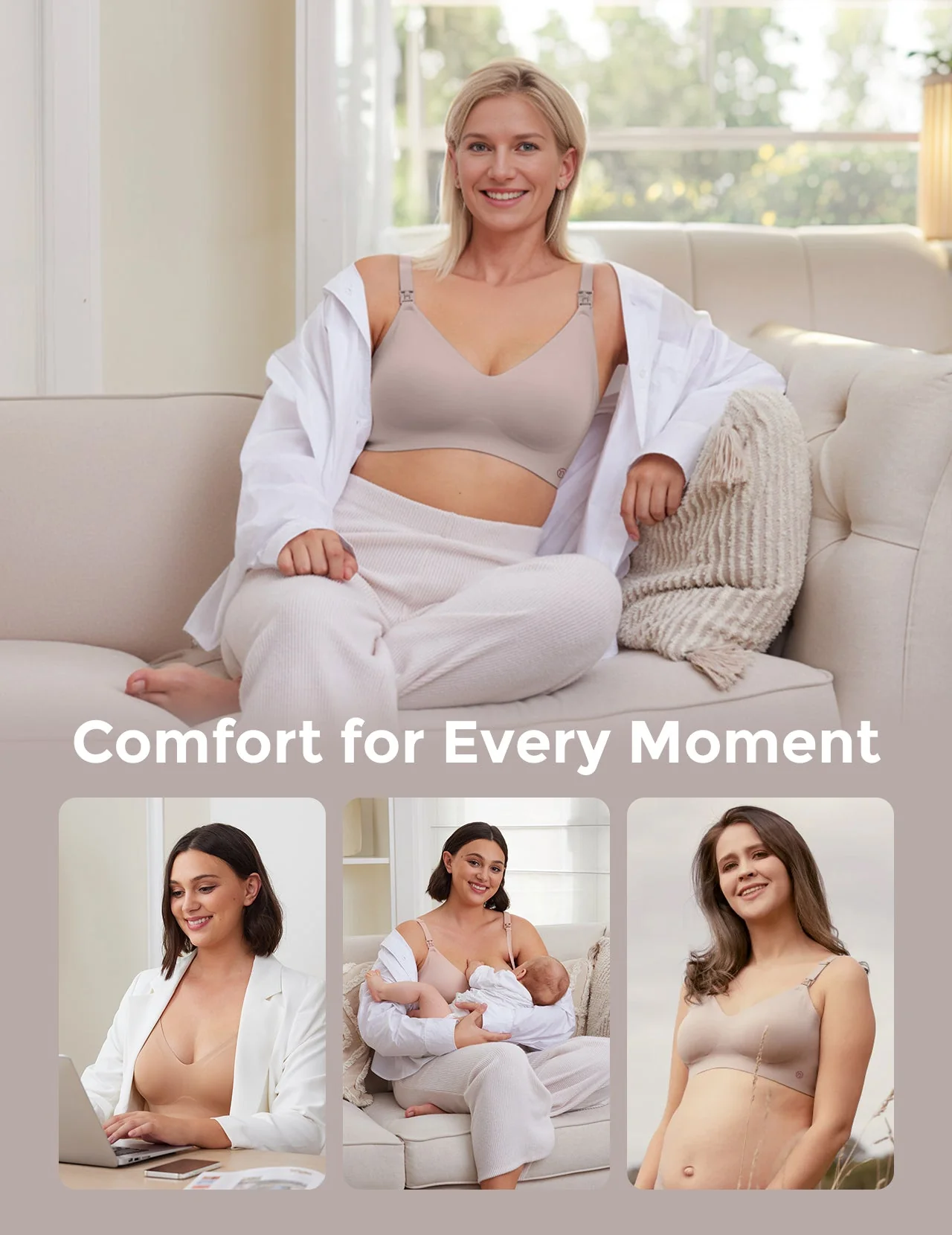 Special Gifting：Ultra Soft Seamless Nursing Bra YN21 - Image 93
